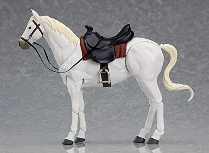 Figura móvil pintada de ABS y PVC blanco sin escala figma Horse ver.2 - Imagen 4 de 4