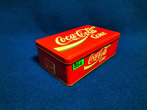 952- COCA COLA SCATOLA RETTANGOLARE IN LATTA VINTAGE RARA - Bild 3 von 15