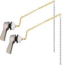 2 Pack Universal Side Mount Toilet Handle Flush Lever Replacement Handle