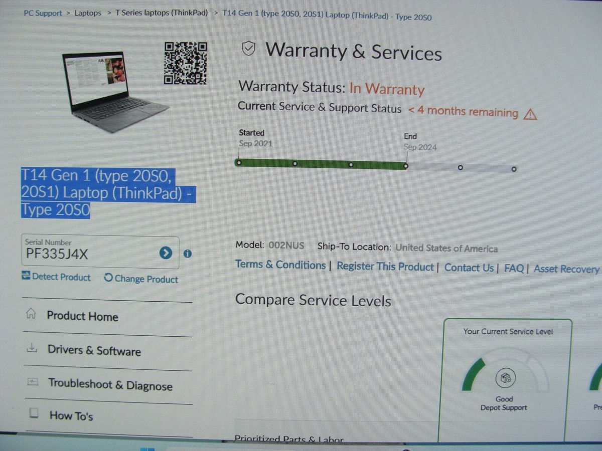 Lenovo ThinkPad T14 Gen 1 i7-10510U 1.80GHZ 8GB 256GB SSD 14 Lenovo ThinkPad T14 Gen 1 i7-10510U 1.80GHZ 8GB 256GB SSD 14