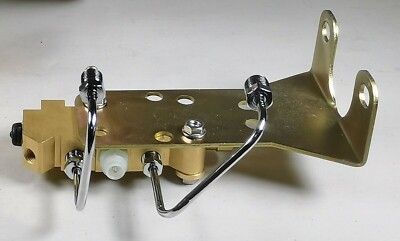 Brass Zinc Disc Disc Brake Proportioning Valve Bottom Mount Bracket w/ Lines Kit