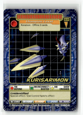 Digimon Digi Battle - Kurisarimon BO-219 - Series 5 Bandai