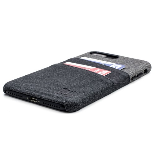 For iPhone 7 / 8 Plus; Slim 2 Card Holder Case, Dockem Luxe Wallet; Grey / Black - Picture 3 of 10