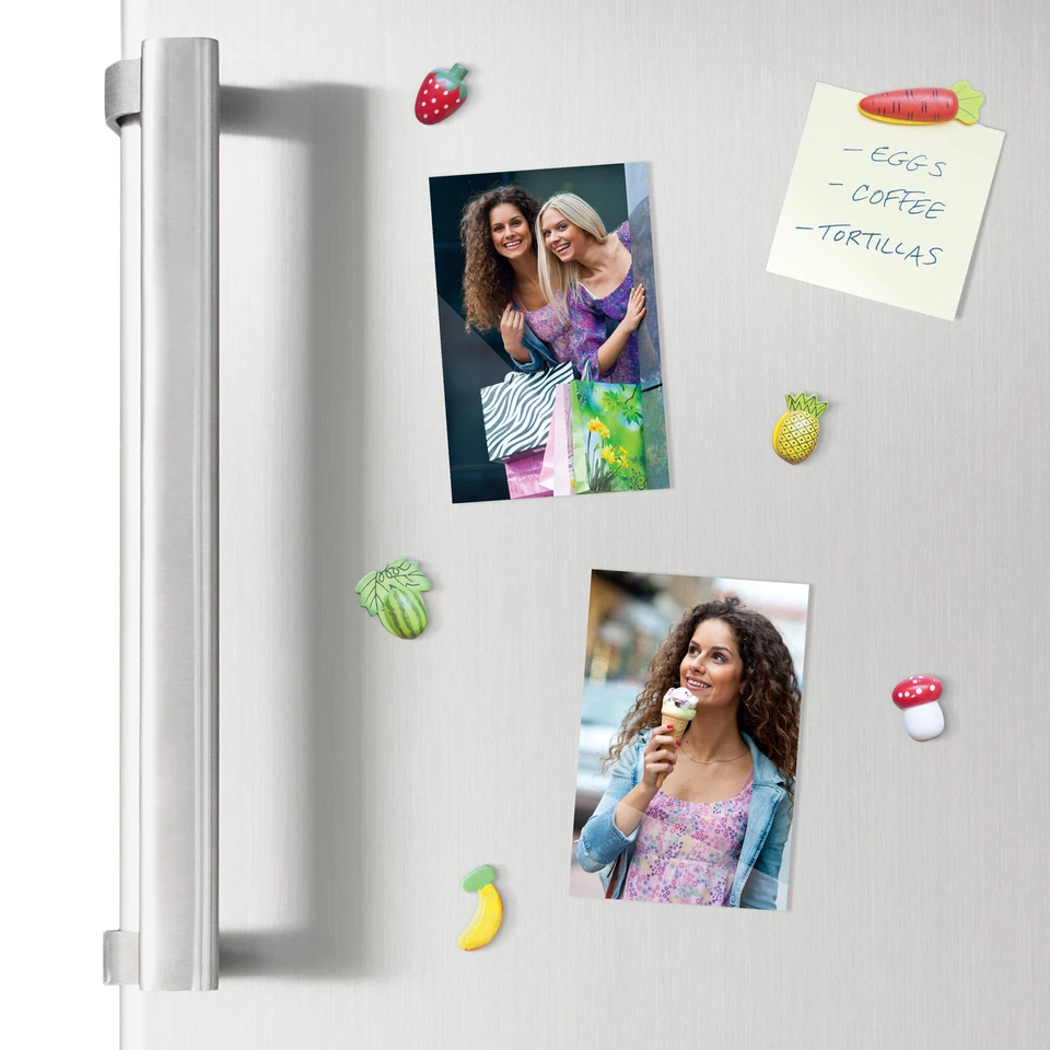 NUEVO SELLADO Mainstays 4" X 6" Transparente Magnético Bolsillo Pared Marco Conjunto de 2 Foto 3 de 3