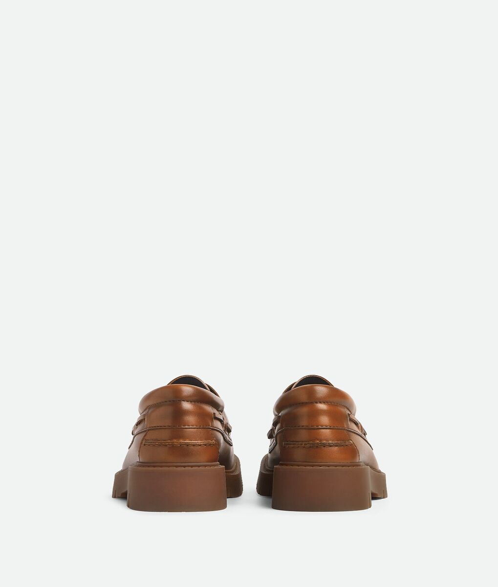 BOTTEGA VENETA Haddock $1400 Light Wood Leather Lace-Up Boat BOTTEGA VENETA Haddock $1400 Light Wood Leather Lace-Up Boat