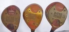 Macgregor Super Eye o Matic persimmon fairway wood set 3 4 5 R75W Classics 1957