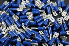 14-16 GAUGE 100 PK VINYL QUICK DISCONNECT FEMALE .205 CONNECTOR ELECTRICAL