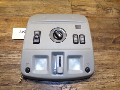 2004-2006 CADILLAC SRX FRONT CONSOLE ROOF OVERHEAD CONSOLE W/ DIMMER SWITCH