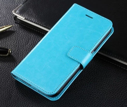 Leather Flip Case Samsung Galaxy Note 3 4 5 8 Luxury Credit Card Wallet + Glass - Image 2 of 4