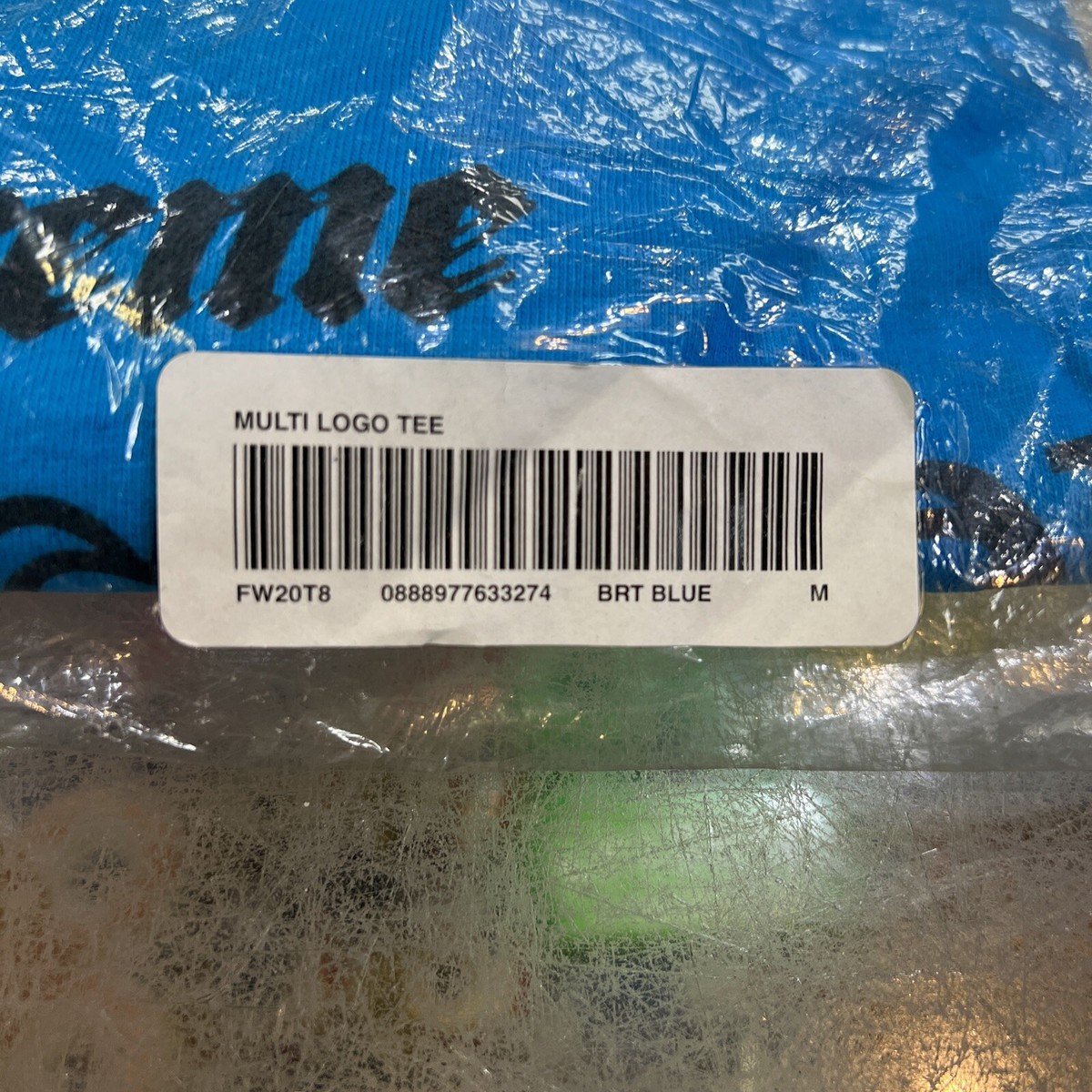 Supreme Multi Logo Tee ティ AW FW 20 WEEK 1 Supreme Multi Logo Tee (FW20) - $44