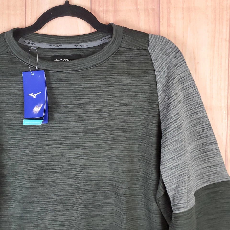 Sudadera Mizuno Youth Velocity manga larga cuello redondo talla XL YXL  Foto 2 de 4