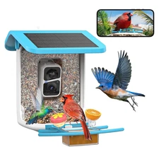 Smart Bird Feeder with Camera-2L Solar Bird House with Camera-Ai Recognition Bir