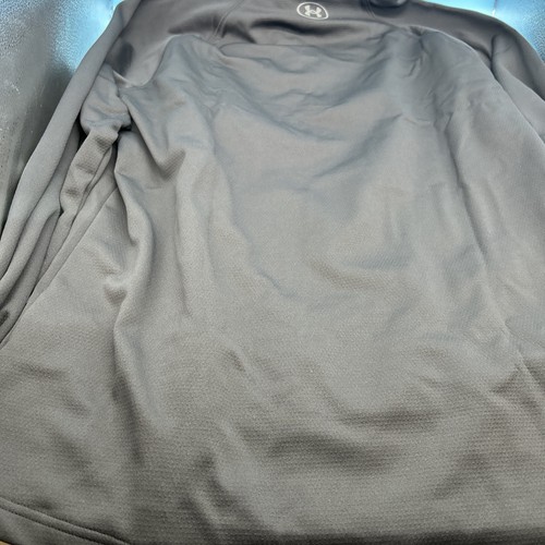 Under Armour 4.0 1/4 Zip Base Layer LS Top Mens 3XL XXXL Black coldgear 1343242 - Picture 11 of 12