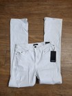 True Religion Becca SN Flap Destroy OPTIC White Mid Rise Bootcut Jeans 30 NWT  — photo 2