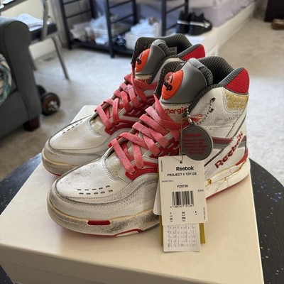size 7 - Reebok Maison Margiela Pump TZ Twilight Zone Red White Distressed