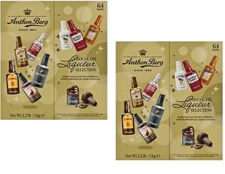 2026 Anthon Berg Dark Chocolate Liqueur Liquor 2.2 Lbs 64 Bottles New Sealed X 2