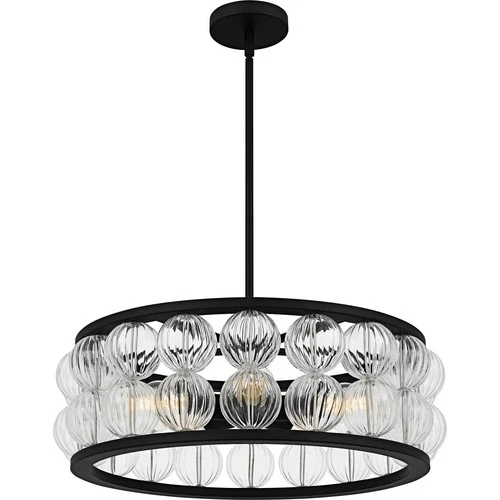 Quoizel TRK2823 Terrarock 5 Light 23"W Pendant - Chrome - Picture 6 of 11