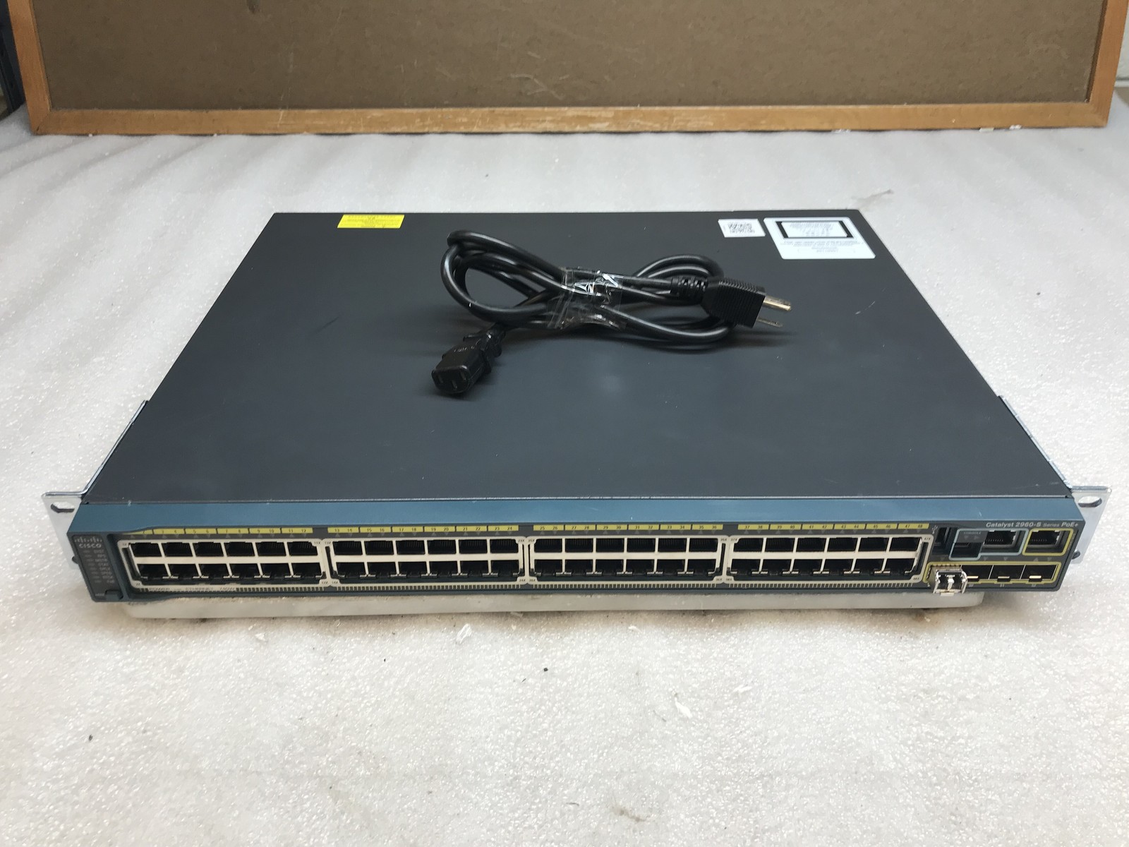 Cisco WS-C2960S-48FPS-L Catalyst 2960-S Series 48-Port PoE+ Network Switch