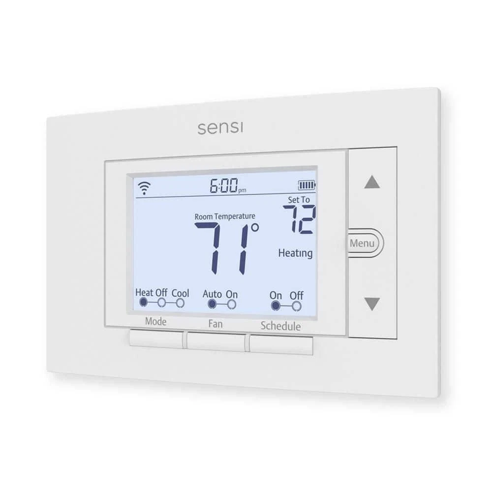 Emerson Sensi Smart Thermostat Alexa, Energy Star Certified, Mobile App, ST55
