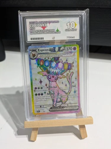Ace 10 Espeon Ex 175 Black Star Promo Svp 175 Full Art Rare Graded