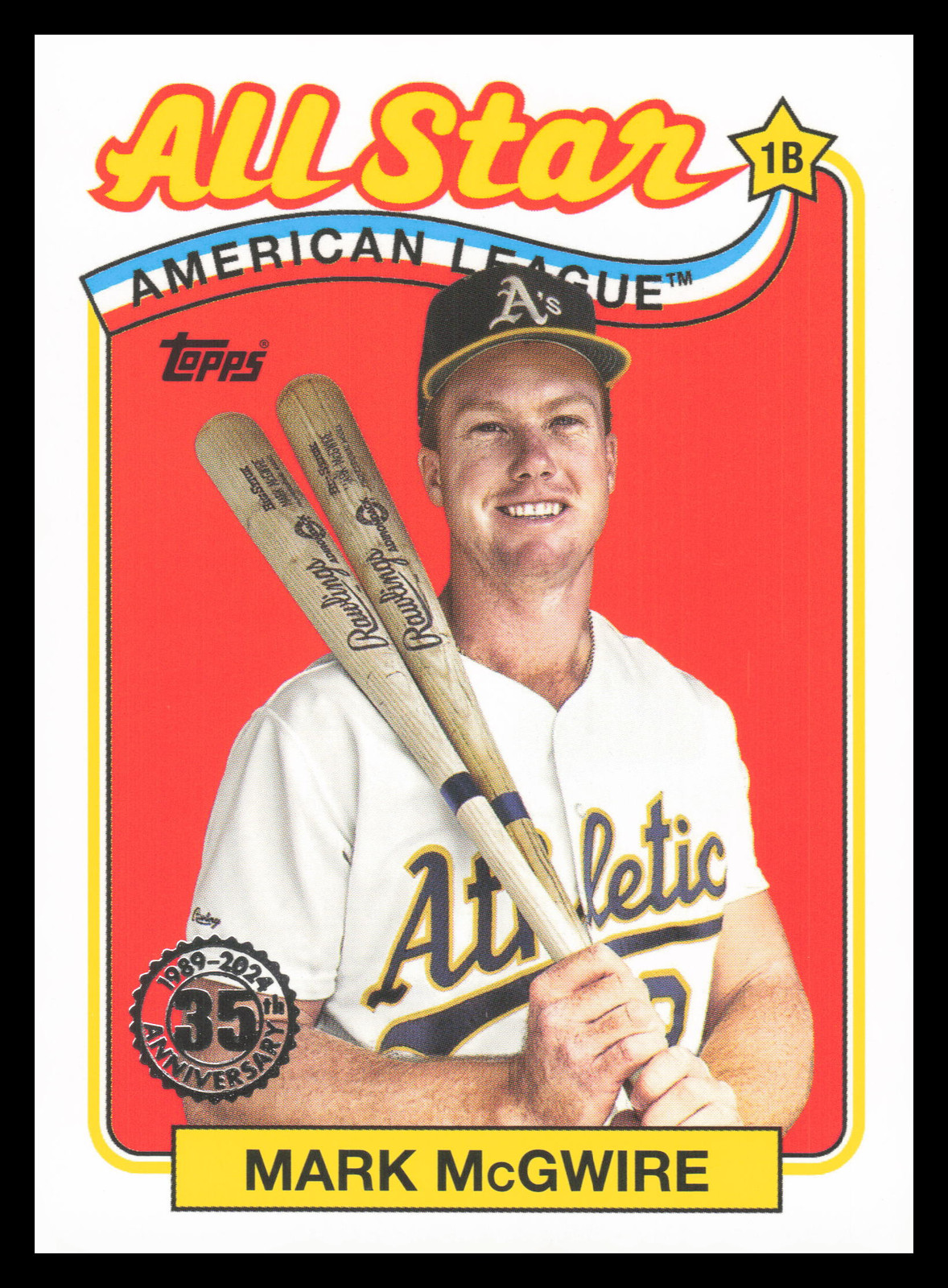 2024 Topps 89 All Star #89ASB37 Mark McGwire Baseball Card