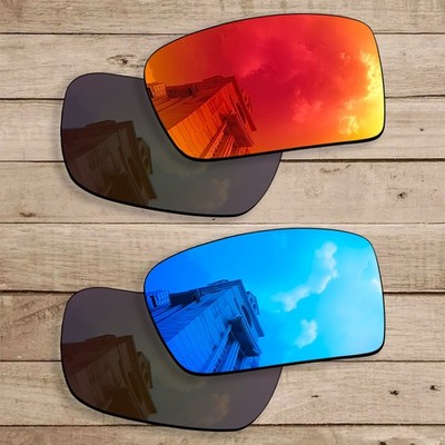2 Pairs Polarized Replacement Lenses for Oakley Oakley Gascan OO9014 Sunglasses
