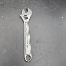 Indestro Super U.s.a. 3587a 8 Forged Alloy Steel Adjustable End Wrench. Indestro Super U.s.a. 3587a 8 Forged Alloy Steel Adjustable End Wrench.