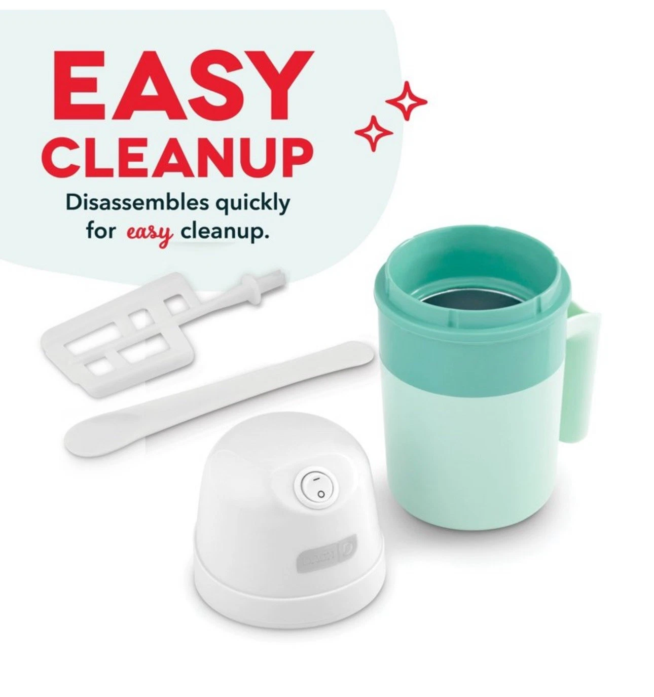 Dash My Pint Ice Cream Maker Aqua-NEW FREE SHIPPING