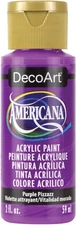 DecoArt Americana Acrylic Paint 2oz-Purple Pizzazz - Opaque
