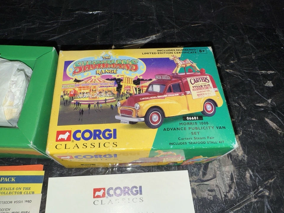 NIB CORGI SHOWMAN'S RANGE MORRIS 1000 PUBLICITY VAN CARTER'S STEAM FAIR 06601 - Image 2 of 3