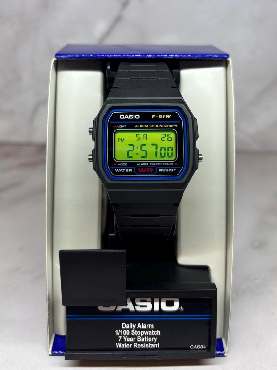 Custom Casio F91W Lemon Lime Screen Mod | eBay