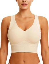 Soft Intention Wireless Jelly Bra Plus Size Back Fat Smoothing T-Shirt Bra Full
