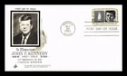 DR JIM STAMPS US COVER PRESIDENT JOHN F KENNEDY MEMORIAM FDC SCOTT 1246