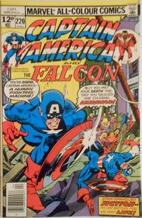 Captain America (1968) # 220 UK Price (6.0-FN) Ameridroid 1978
