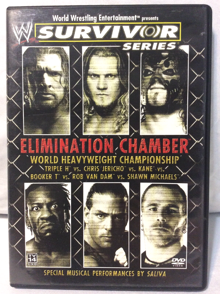 WWE Survivor Series 2002 Elimination Chamber DVD Kane Booker T