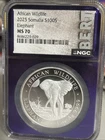 2025 Somalia Silver Elephant 1 oz — photo from another recent sale