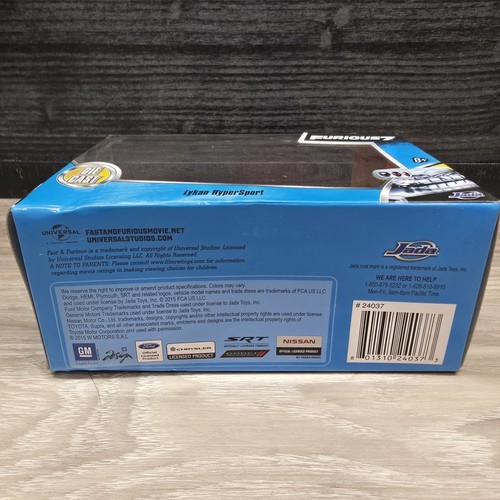 Jada Toys Lykan HyperSport Rápido y Furioso Serie 7 - 97386 Nuevo En Caja Rojo 1:32 - Imagen 8 de 9