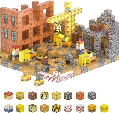 100pc Magnetic Building Blocks STEM Educational Toys for Kids - Magnet Tile Set