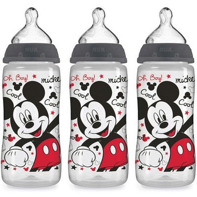 NUK Disney Baby Bottle, Mickey Mouse, 10 Ounce (Pack of 3) Mickey /... Fast Ship