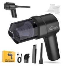 Handheld Mini Car Vacuum, 10000PA Cordless Portable Vacuum with 2000mAh Black