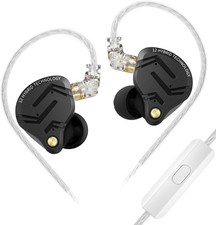 KZ ZS12 PRO X in Ear Monitor IEM with Mic, Wired Gaming Earbuds 5BA 1DD Hybri...