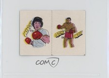 1985 Fight of the Century Stickers Pairs Carlos Monzon Archie Moore #51/54 0a4f