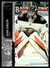2021-22 Upper Deck John Gibson Anaheim Ducks #3 11846