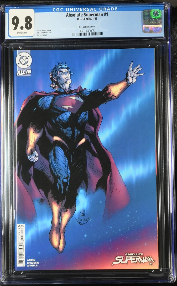 ABSOLUTE SUPERMAN #1 CVR C JIM LEE - CGC 9.8 | eBay