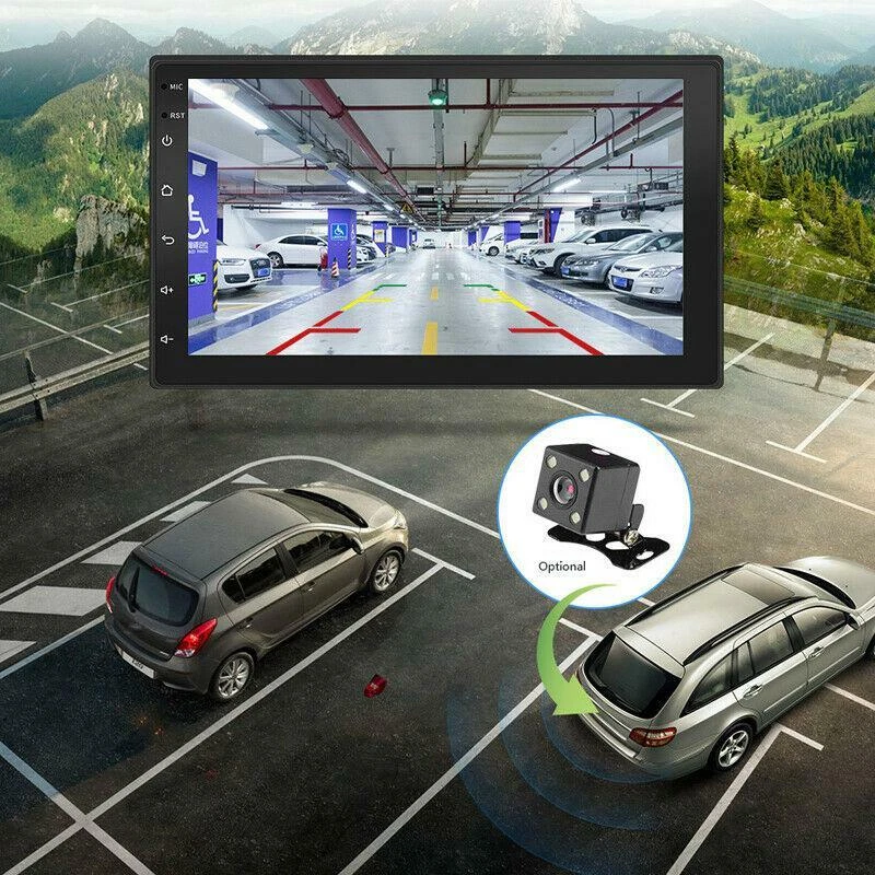 Radio Audio Multimedia GPS MP5 7" Pantalla Táctil USB Reproductor Coche para iOS/Android Foto 4 de 4