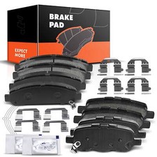 Front & Rear Ceramic Brake Pads for Toyota Venza 2009 2010-2016 L4 2.7L V6 3.5L
