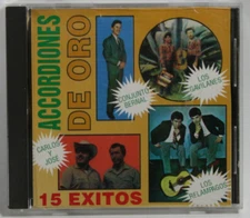 Various - Cd - Accordiones de Oro 15 Super Exitos - Tejano Tex Mex Norteno Latin