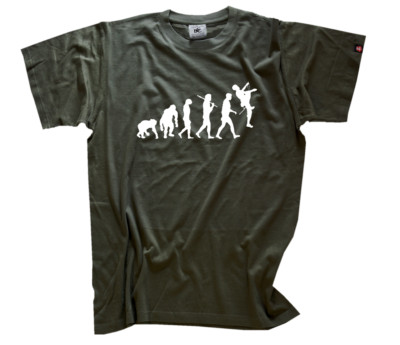 White Edition Evolution Klettern Bergsteigen Bouldern Primat zu Menschen T-Shirt