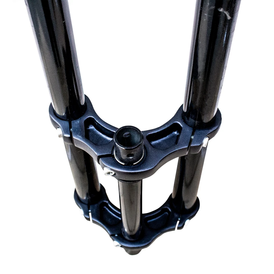 BLACK BICYCLE 1" THREADLESS TRIPLE TREE FORK 32" long DISC TAB CRUISER BIKE - Image 3 of 4