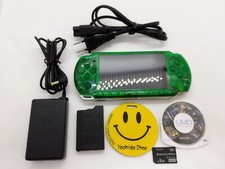 Sony PSP-3000 Playstation Portable Handheld Console Clear Green Customized